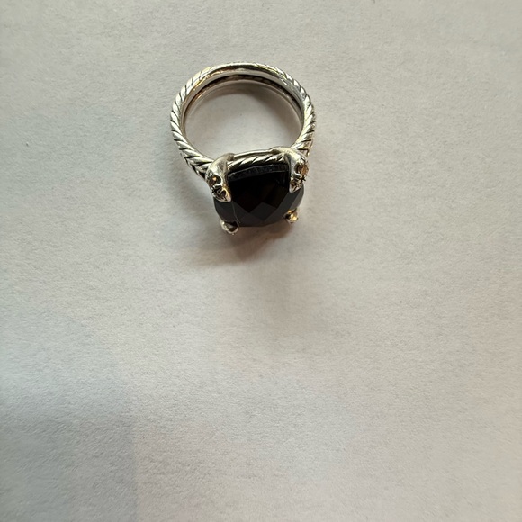 COPY - David Yurman Chatelaine Ring with Black Onyx and Pave Diamonds. Like New… - Picture 5 of 7